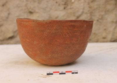 Unearthed pottery