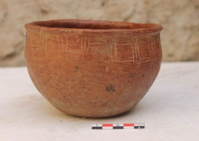 Unearthed pottery